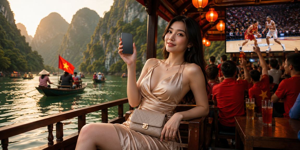 Người dùng tại Ninh Bình theo dõi cá cược bóng rổ trực tuyến qua điện thoại
